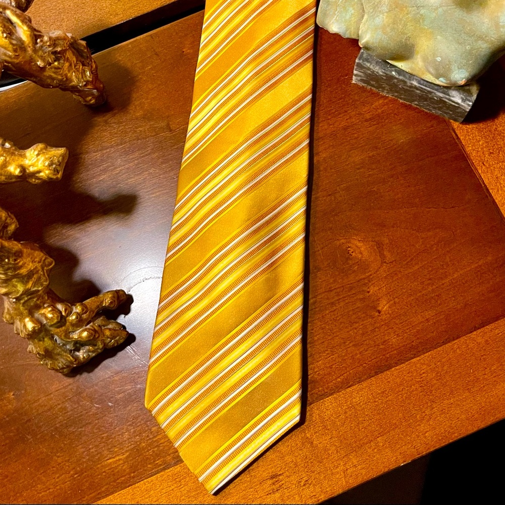 Mens XMI Platinum Vintage Silk Tie